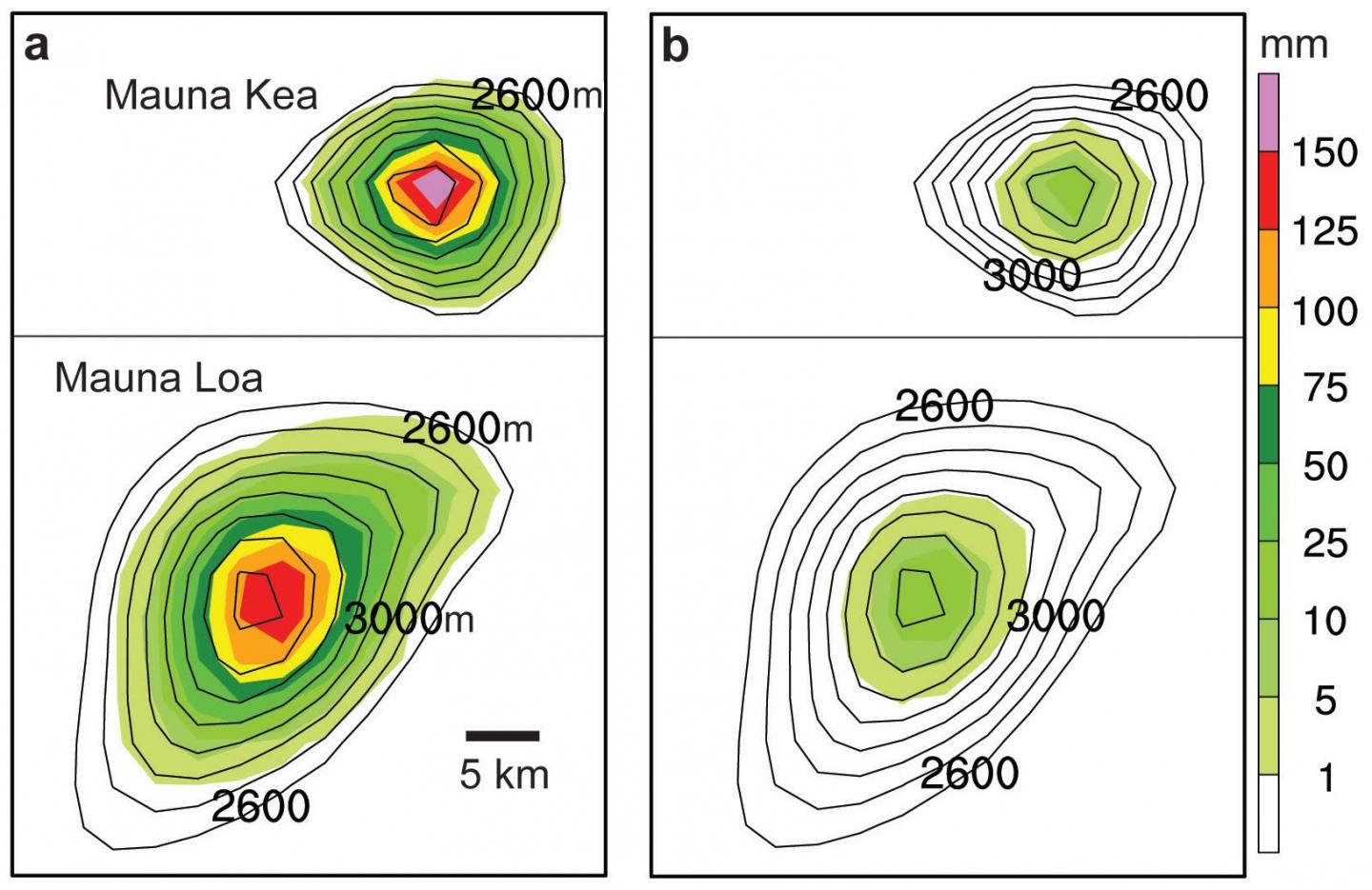 Current and Projected Snowfall in Hawaii