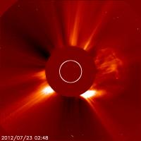 Cloud of Solar Material Ejects from the Sun