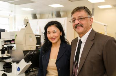 Dr. Tina Wong, and Professor Subbu Venkatraman, Ocular Therapeutic Engineering Centre 