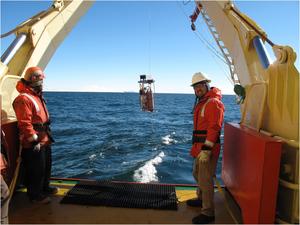 Researchers in the Ross Sea