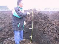 Collecting Composted Manure Samples