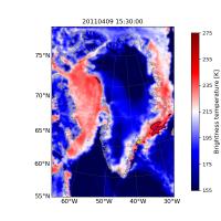 Rise in Temperature and Ice Melt in Southeast Greenland
