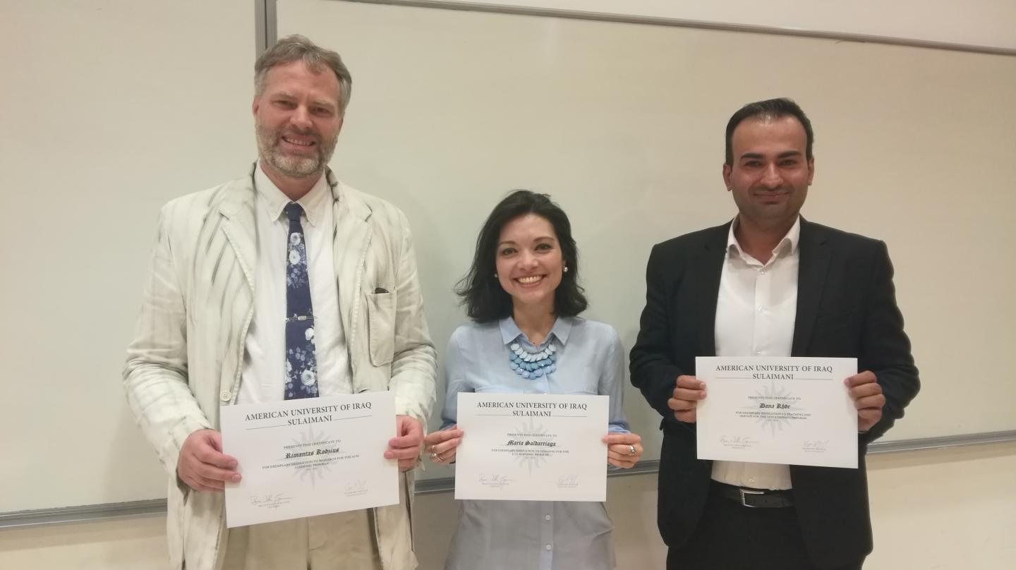 Prof Rimantas Kodzius, KTU and Prof Dana Khdr Sabir, Charmo University, Iraq