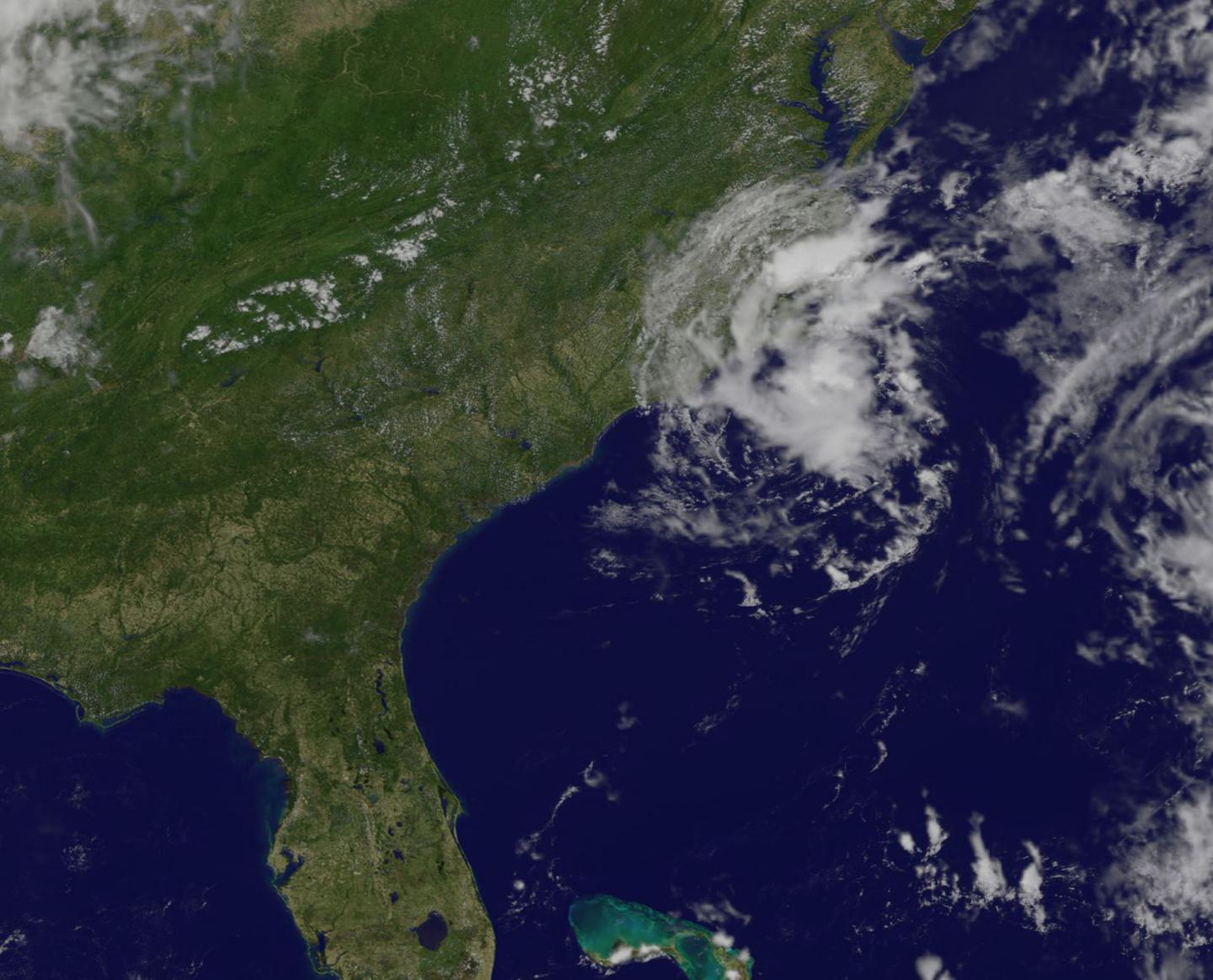 NASA Watching Slow-Moving Post-Tropical Cyclone Bonnie's Remnants