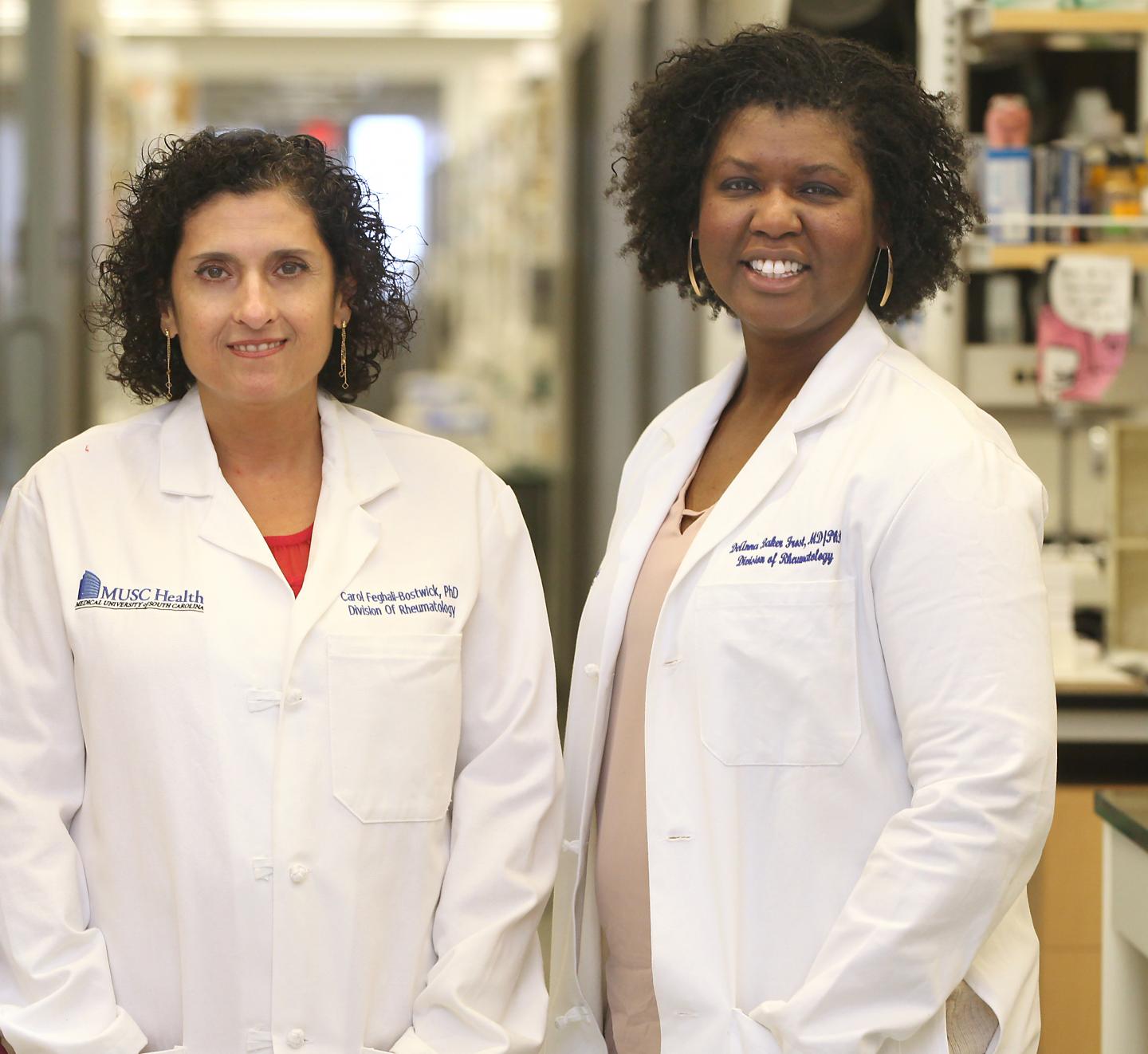 Dr. Carol Feghali-Bostwick and Dr. DeAnna Baker Frost, Medical University of South Carolina