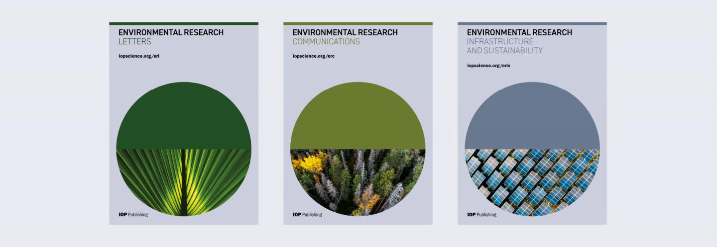 IOP Publishing unveils new open access environmental journal series
