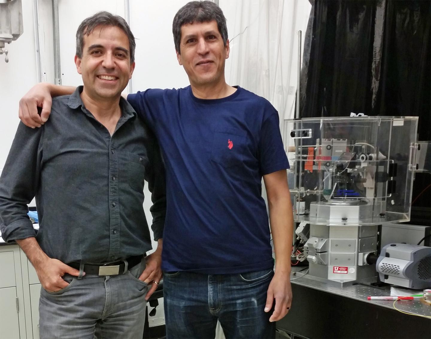 Virologists Saveez Saffarian and Mourad Bendjennat