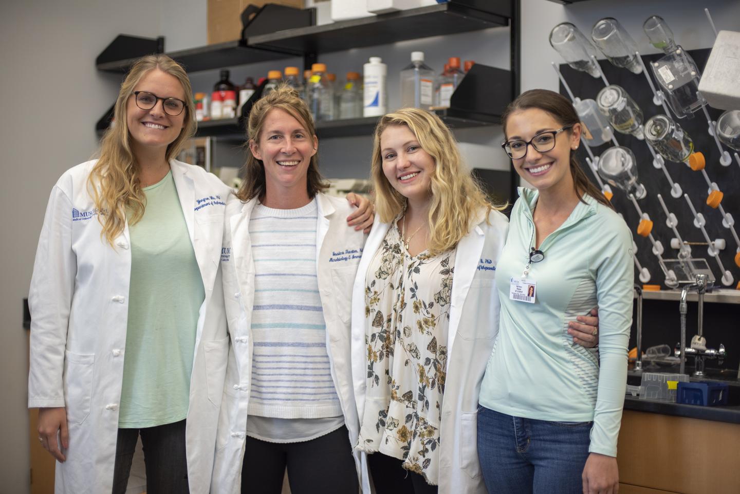 Researcher Dr. Jessica Thaxton and Colleagues of Hollings Cancer Center