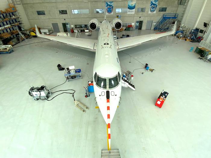 HALO in the hangar