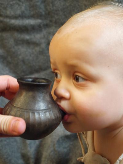 Modern-Day Baby Feeding from Reconstructed Infant Feeding Vessel of the Type Investigated Here