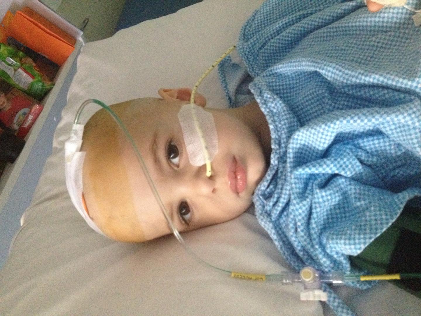 Thomas had tumours in his brain and spinal cord. Now look at him!