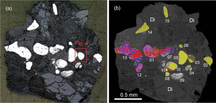 Allabogdanite-Barringerite Association