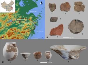 Location of the site and artifacts.