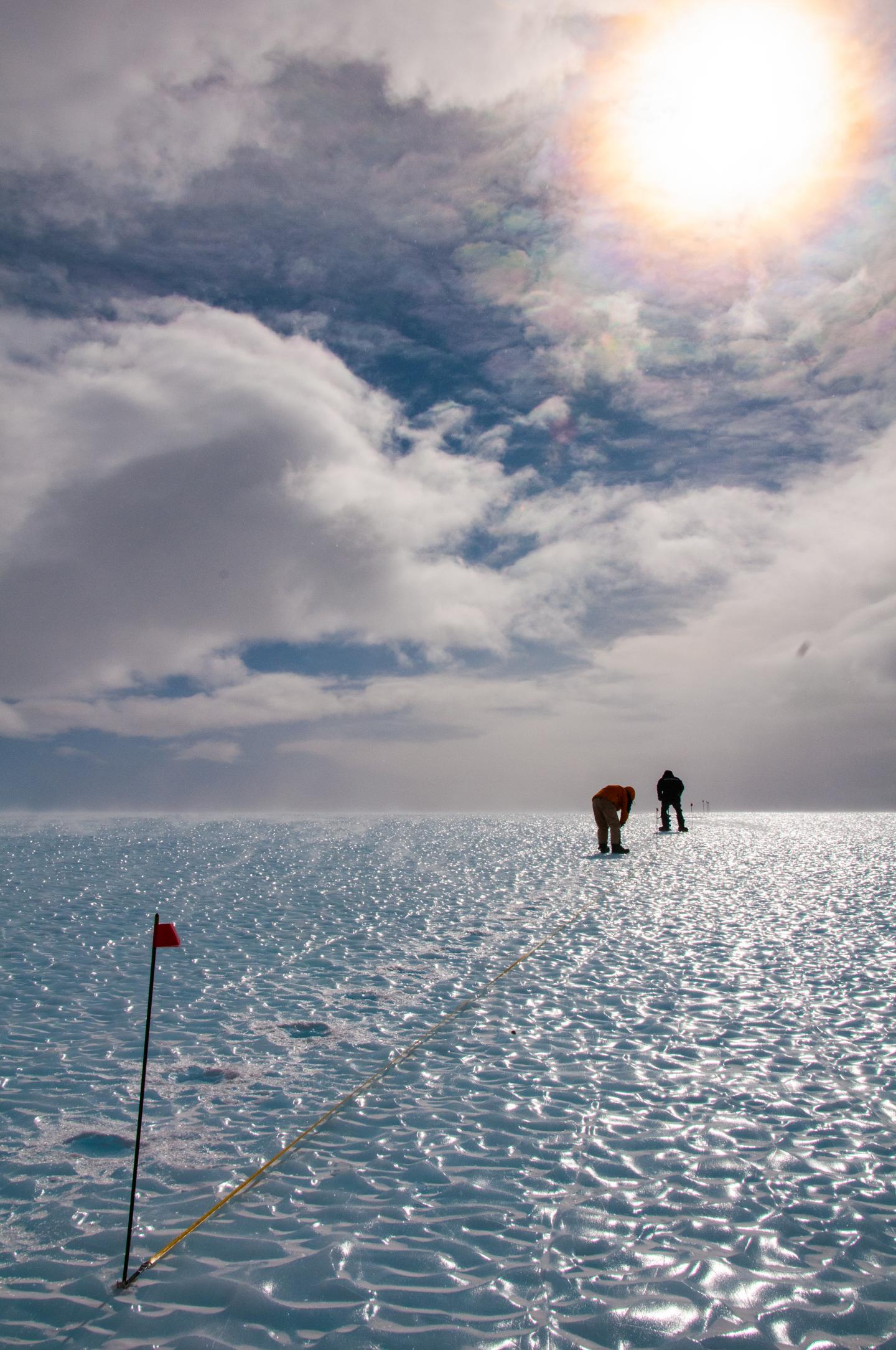 Patriot Hills Blue Ice Area of Antarctica