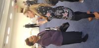 Rep. Barbara Lee and Eva Nogales