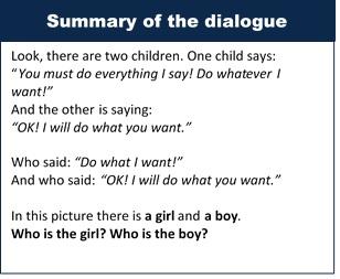 Summary of the Dialogue