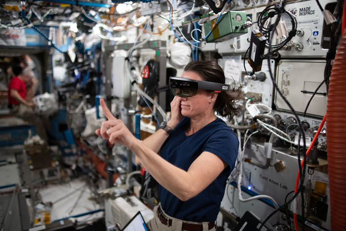 NASA astronaut and Expedition 65 Flight Engineer Megan McArthur