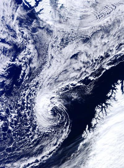A Polar Low Over the Norwegian Sea