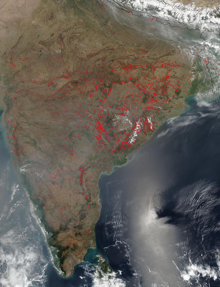 Agricultural Fires In India Continue | EurekAlert!