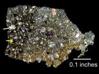 Thin Section of Meteorite