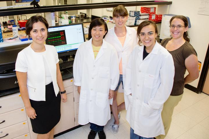 Zeynep Madak-Erdogan, Rebecca Smith, and Students