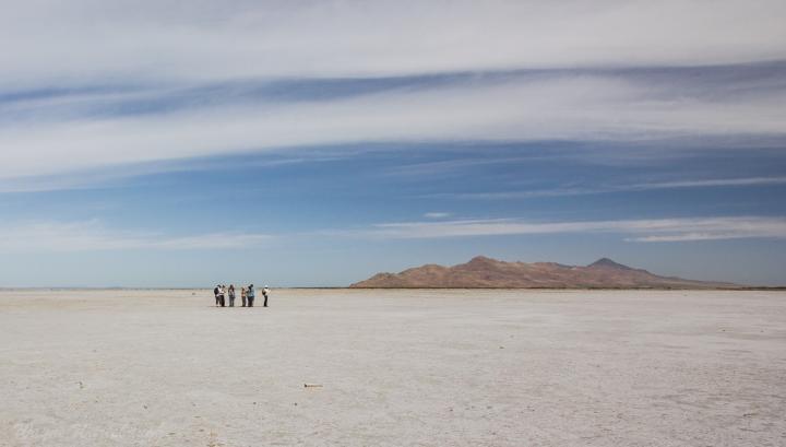 South Shore of Great Salt Lake in Utah