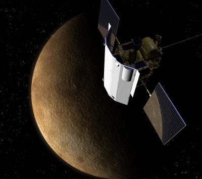 MESSENGER Spacecraft at Mercury