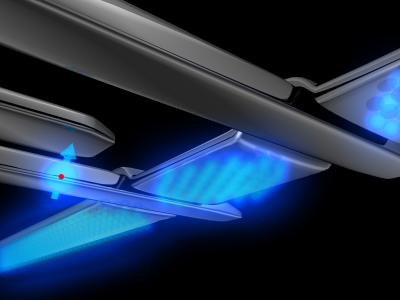 Artist's Impression of Single Electron Reader