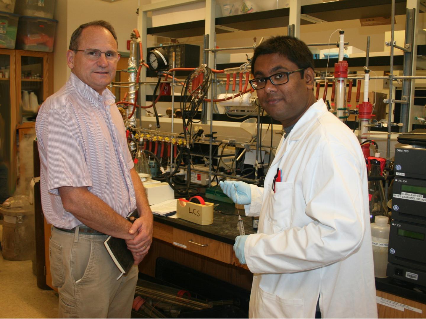 Utah State University Biochemists Lance Seefeldt and Sudipta Shaw