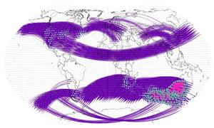 Structure of teleconnections as depicted within the climate network