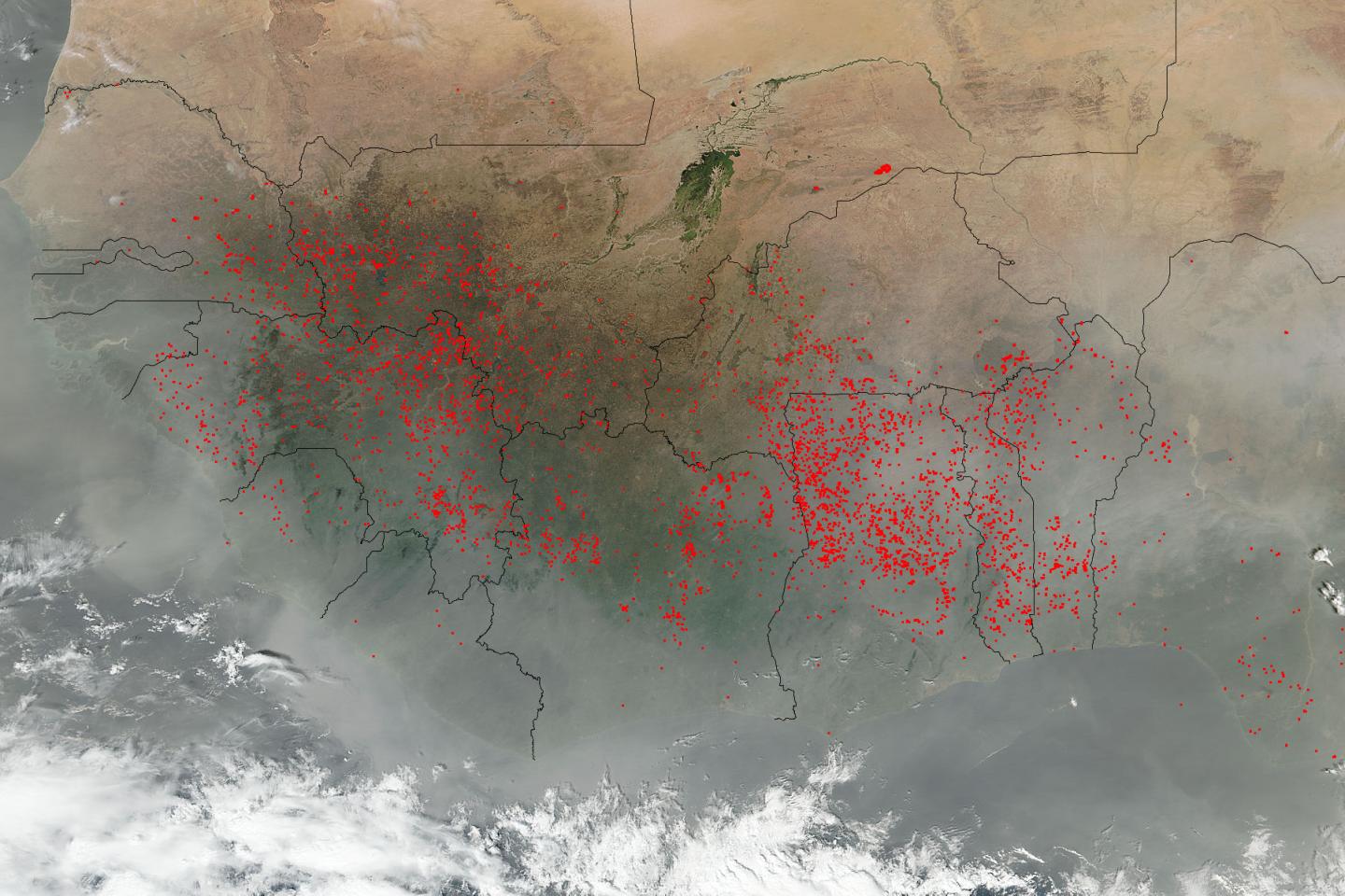 Dust, Fires, and Smoke Across Western Africa EurekAlert!