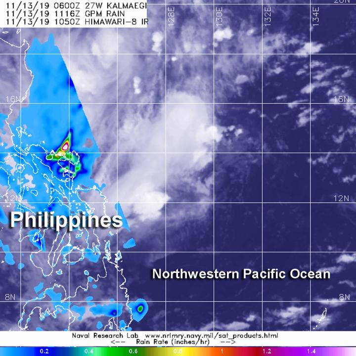 GPM Image of Kalmaegi