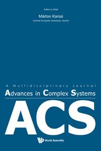 Cover for "Advances in Complex Systems"