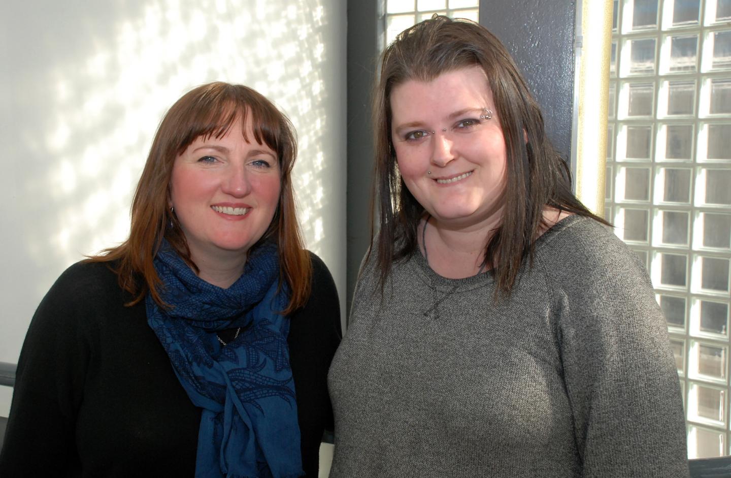 Siobhan Beckwith and Anne Crosbie