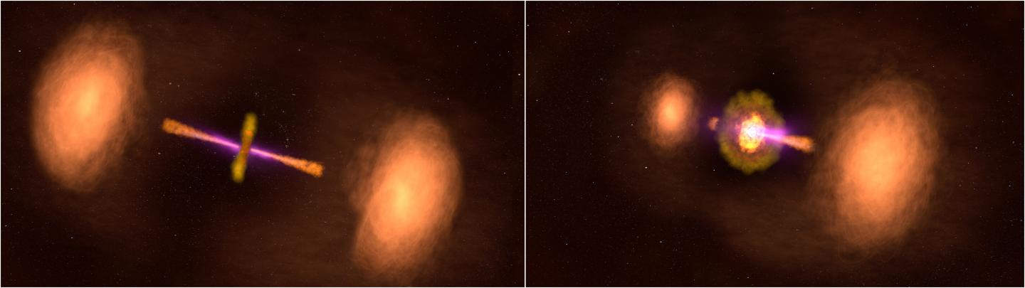 Illustration of TXS 0128+554