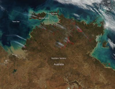 Fires in Northern Territory Australia