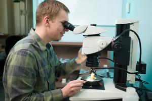 USU Geoscientist Jordan Jensen Examines Martite