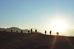 Geochemical surveys at copper production sites in the Timna Valley.