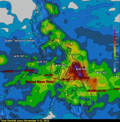 TRMM Image of Haiyan