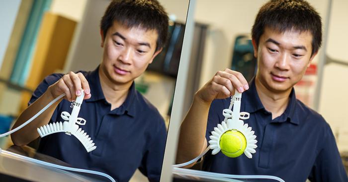 Video: This 3D Printed Gripper Doesn’t Need Electronics To Function