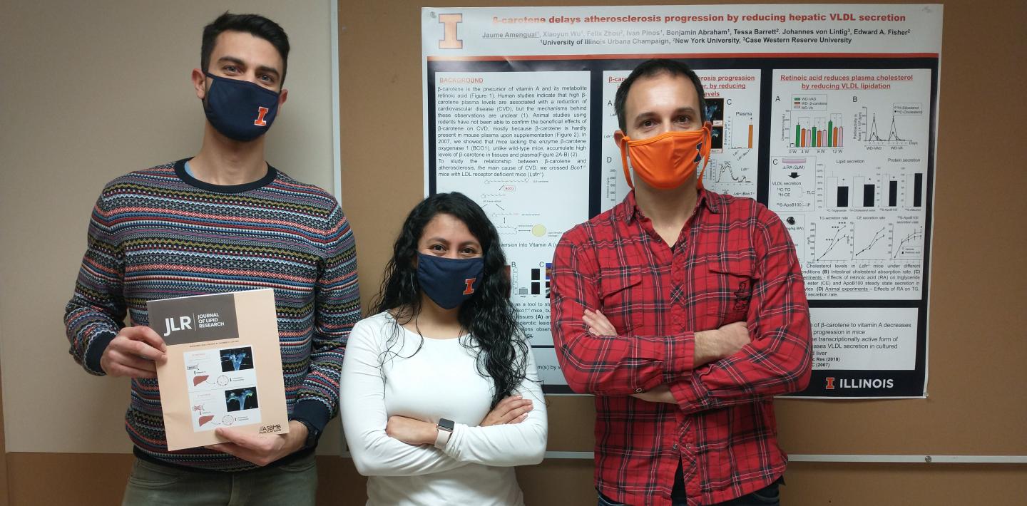 Ivan Pinos, Johana Coronel, and Jaume Amengual