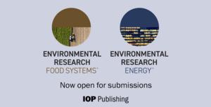 Environmental Research: Energy and Environmental Research: Food Systems logos