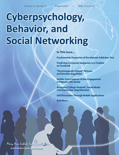 <I>Cyberpsychology, Behavior, and Social Networking</I>