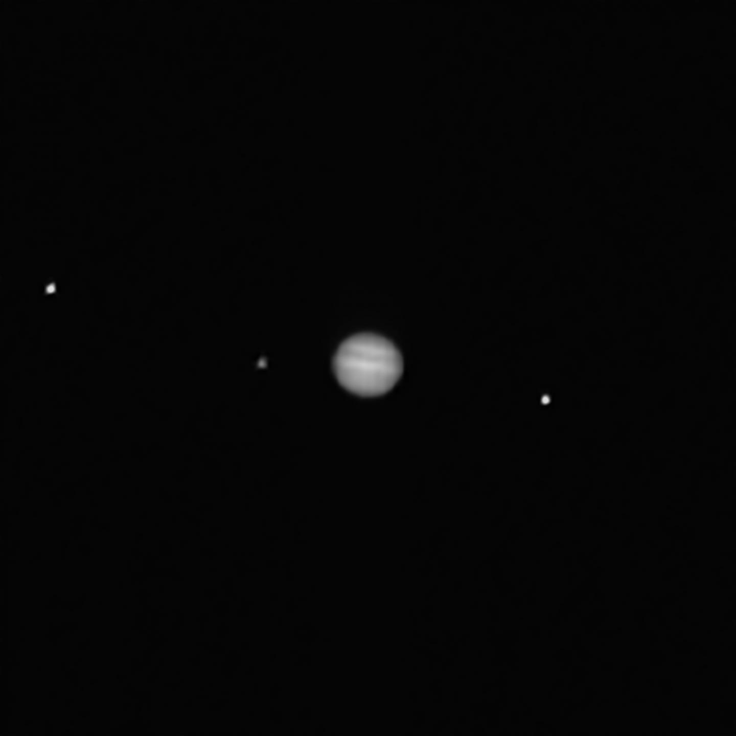 OSIRIS-REx Image of Jupiter and Moons