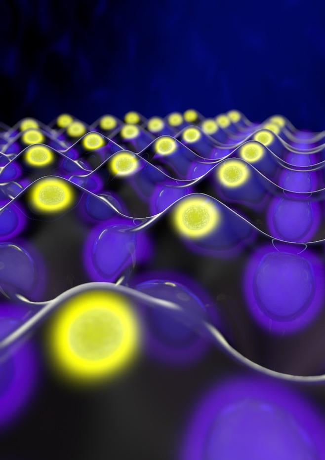 Electrons in the Crystal of Calcium Fluoride