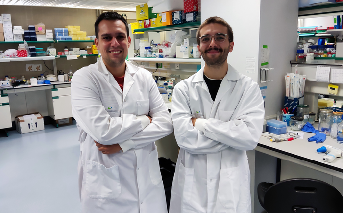 Researcher Diego Sánchez-Martínez & Néstor Tirado - Josep Carreras Leukaemia Research Institute