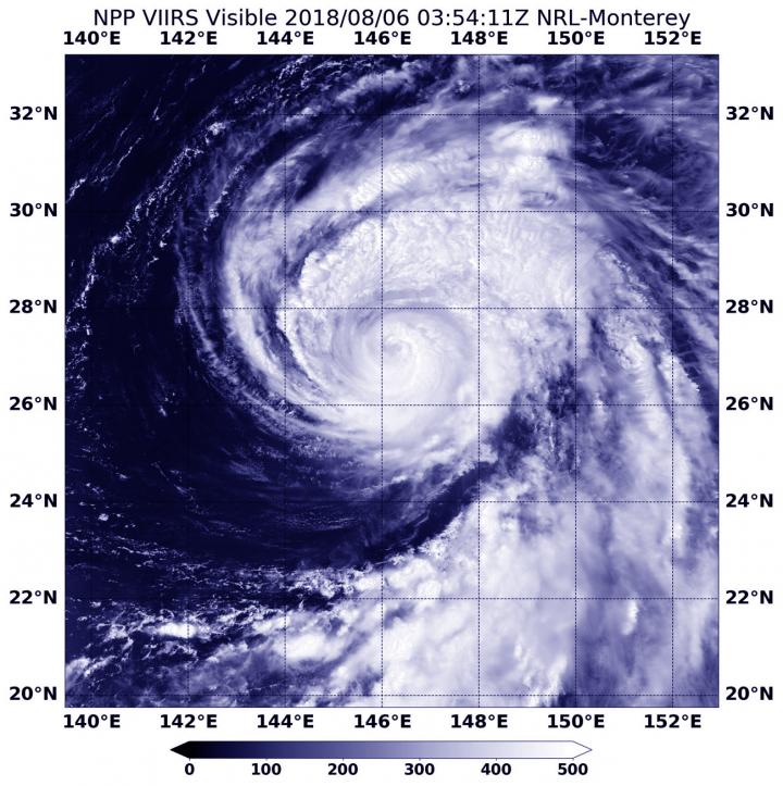 Typhoon Shanshan caught by NASANOAA's Suomi EurekAlert!