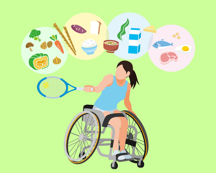 Consideration for diet by nutritionists who support para-athletes
