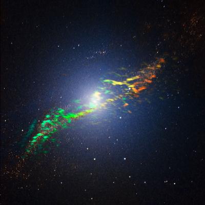 Radio Galaxy Centaurus A, as Seen by ALMA