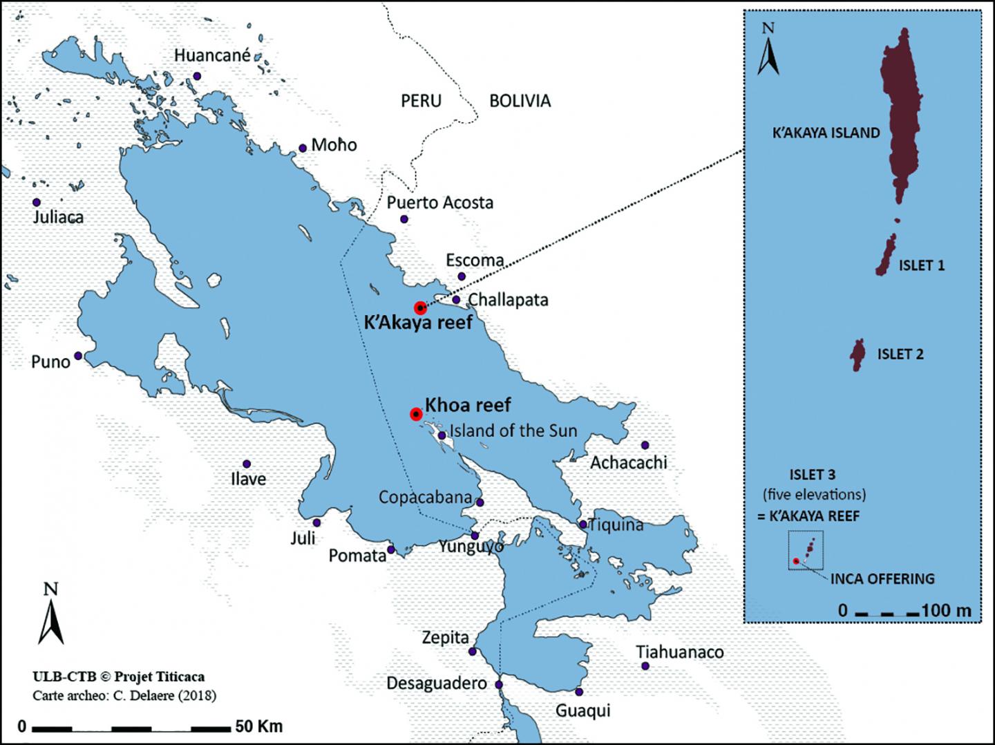 map of Lake Titicaca